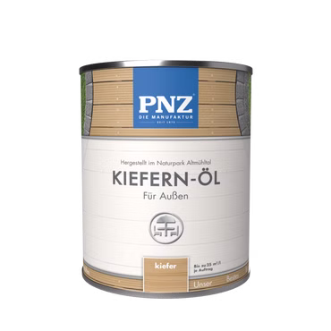 PNZ Kiefern-Öl für Außen | Nachhaltig hergestellt mit regionalen Rohstoffen | Made in Germany | Holzdeck, Holz-Terrasse, GartenMöbel, Gartenhaus PNZ Kiefern-Öl für Außen | Nachhaltig hergestellt mit regionalen Rohstoffen | Made in Germany | Holzdeck, Holz-Terrasse, GartenMöbel, Gartenhaus