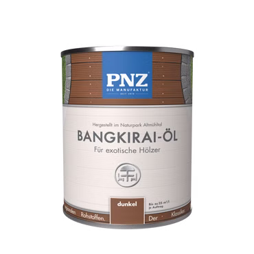 PNZ Bangkirai Öl - für Außen | Nachhaltig hergestellt mit regionalen Rohstoffen | Made in Germany | passend für Holzdeck, Holz-Terrasse, GartenMöbel, Gartenhaus, Zaun PNZ Bangkirai Öl - für Außen | Nachhaltig hergestellt mit regionalen Rohstoffen | Made in Germany | passend für Holzdeck, Holz-Terrasse, GartenMöbel, Gartenhaus, Zaun