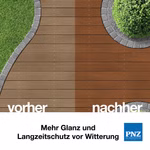 PNZ Bangkirai Öl - für Außen | Nachhaltig hergestellt mit regionalen Rohstoffen | Made in Germany | passend für Holzdeck, Holz-Terrasse, GartenMöbel, Gartenhaus, Zaun