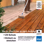 PNZ Bangkirai Öl - für Außen | Nachhaltig hergestellt mit regionalen Rohstoffen | Made in Germany | passend für Holzdeck, Holz-Terrasse, GartenMöbel, Gartenhaus, Zaun