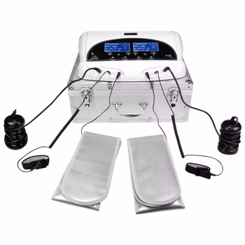 Ion Cleanser dual mode eco, Galvano Set für 2 Personen, Hydrogalvanotherapie-Gerät für Spulen mit Klinkenstecker