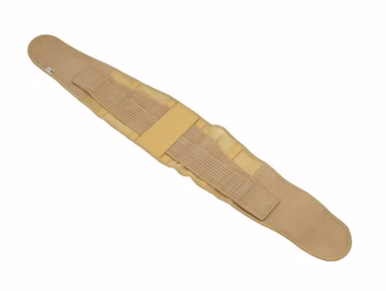 SOQI Taillenstützgürtel mit FIR-Technologie Rückenstützgürtel für Herren & Damen, Rückengurt, verstellbare Stützbandage für den unteren Rücken, Lendenwirbelstütze Gürtel Stützgurte für Ischias, Skoliose Größe M