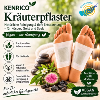 KENRICO TRMX 5 Kräuterpflaster – 30 Stück