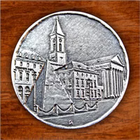 Münze Karlsruhe Marktplatz
