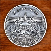 Karlsruhe Münze Medaille Schloss