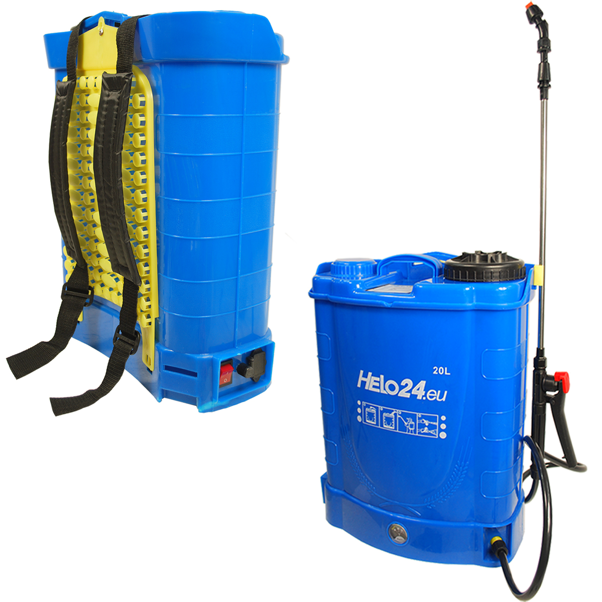 Gartenspritze Sprühgerät AKKU Drucksprüher Sprüher Garten Rückenspritze 20L E1