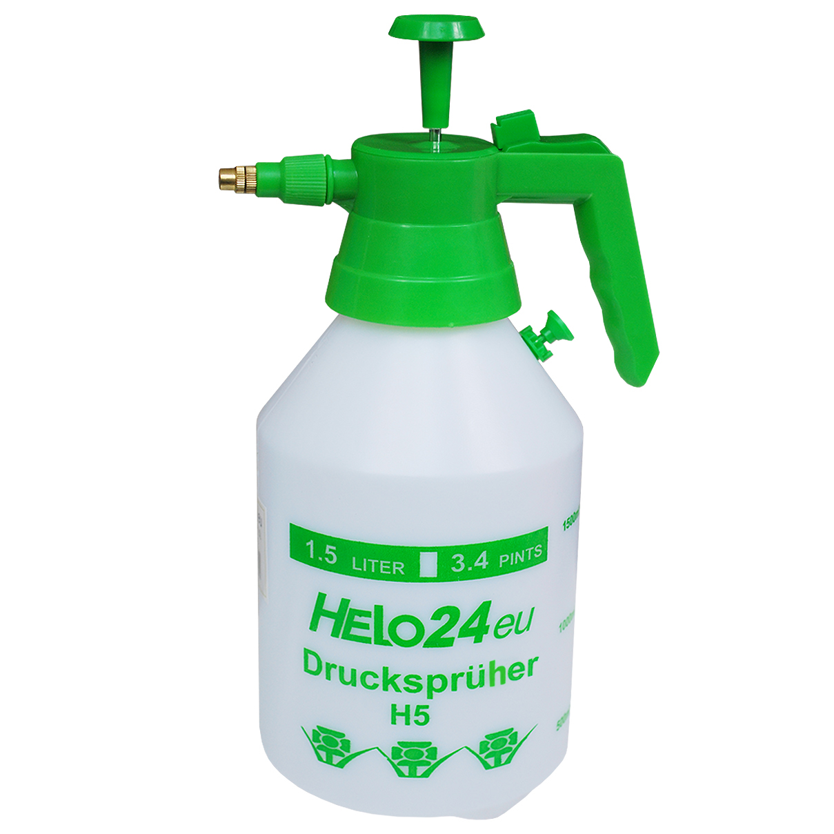 Handsprüher Sprühflasche Pumpflasche Druck Garten Pflanzen Sprüher 1,5 L H5