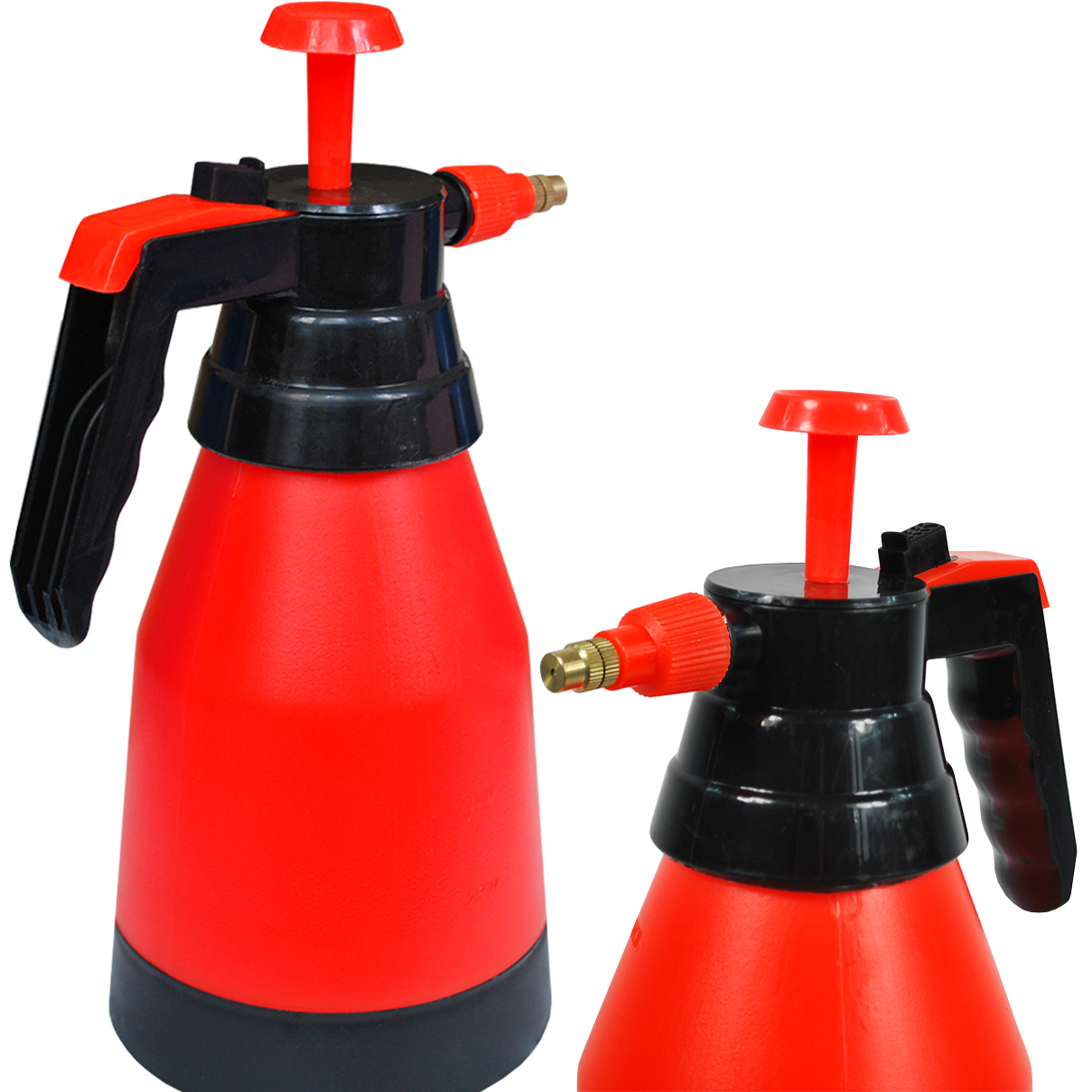Handsprüher Sprühflasche Druck Pump Garten Pflanzen Sprüher Flasche 1,5 L 3x H2
