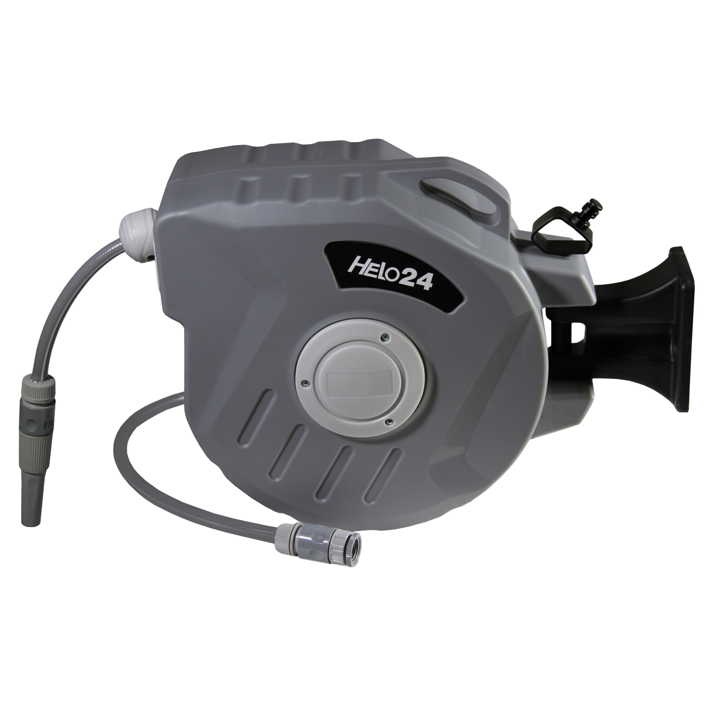 Wasserschlauchtrommel Schlauchaufroller Wasser Schlauch Automatik 10m-30m grau
