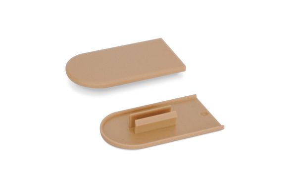 Cabineo Abdeckkappen Braunbeige 2000 Stk.