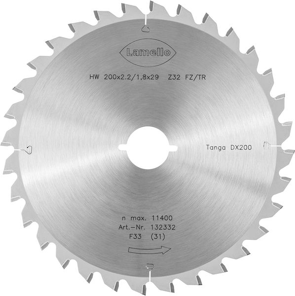 Sägeblatt für Tanga DX200, Z32, Ø 200