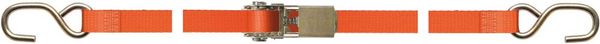 Ratschenzurrgurt 4 m 0,5t, 25mm, S-Haken