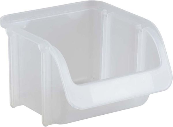 Sichtlagerkasten Gr.1 B102xT115xH74 mm transparent