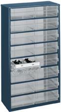 Schubladenmagazin Typ 1216-04 blau