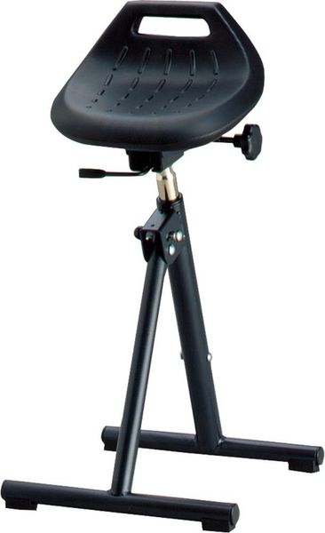 Bimos Stehhilfe 9452-2000Integralschaum schwarz Sitzhöhe 650-850 mm mit Gleiter