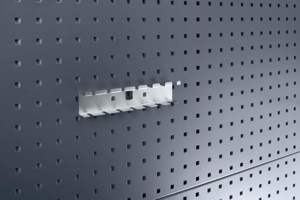 Schraubendreherhalter B225 mm 7 Aufnahmen für Lochplatten