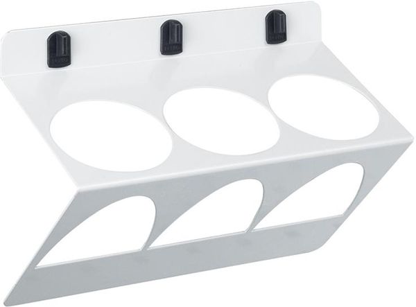Rundhalter schräg 3-fach B 225 mm bis max.D 68 mm für Lochplatten