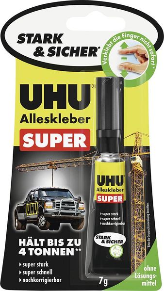 UHU ALLESKLEBER SUPER Strong+Safe 7g, Tube