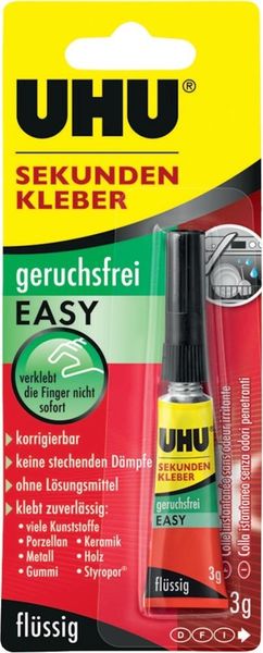 UHU Sekundenkleber EASY flüssig 3g