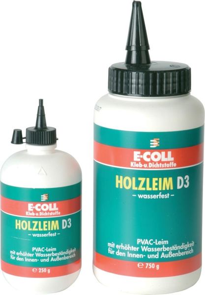 Holzleim D3 250g Flasche wasserfest E-COLL