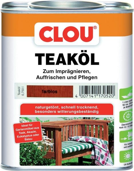 Teaköl farblos 750ml