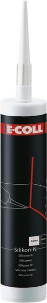 Silikon-N Dichtmasse 310ml weiß E-COLL