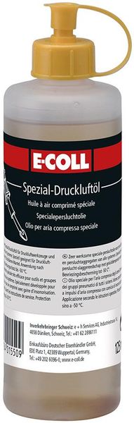 Spezial-Druckluftöl 125ml Flasche E-COLL