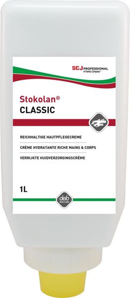 Stokolan® Classic Hautpflegecreme 1.000 ml Softflasche trockene-strapaz. Haut