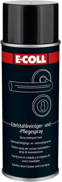 Edelstahlreiniger- und -pflegespray 400ml E-COLL