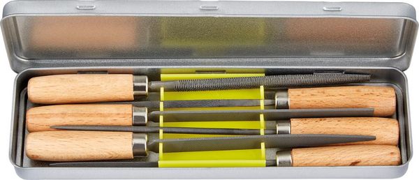 Schlüsselfeilen-Satz 100mm Hieb 2 in MetallboxFORTIS