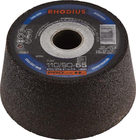 Schleiftopf NK 110/90 x 55 mm Rhodius