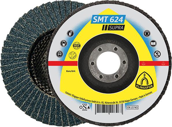 Schleifmopteller SMT624 125mm K120 gew. Klingspor