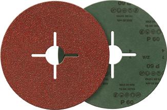 Fiberschleifscheibe Korund 115mm K 80 FORTIS