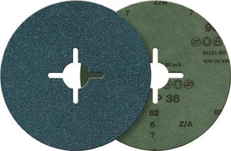 Fiberschleifscheibe Zir.Kor.125mm K 80 FORTIS