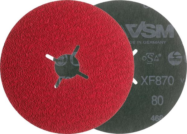 Fiberschleifscheibe Keramik 125mm K120 VSM