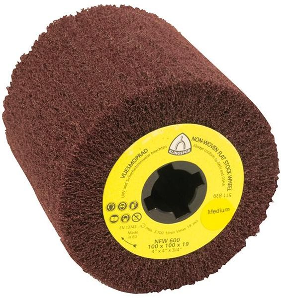 Vliesrad NFW600 medium 100x100x19mm Klingspor