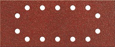 Schleifstreifen.Kor.10St.115x280mm,K 40,14L.FORTIS