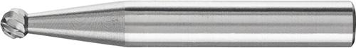 Frässtift HM kugelförmig 0403 3PLUS 6mm 4x3mm Pferd