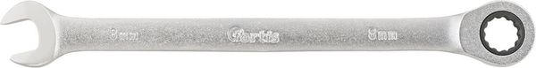 Maulschl. mit Ringratsche8mm gerade FORTIS