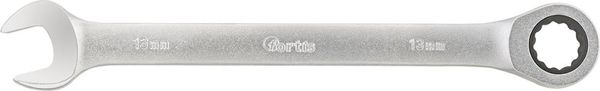 Maulschl. mit Ringratsche13mm gerade FORTIS