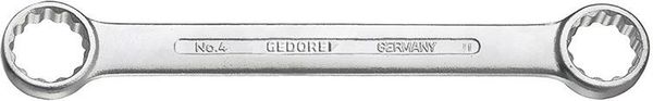 Doppelringschlüssel DIN837B 24x27mm Gedore