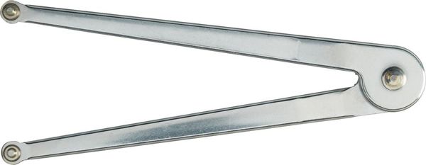 Stirnlochschlüssel verstellbar Edelstahl 11-60mm/3mm Zapfen AMF