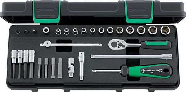 Steckschl.-Grt. 1/4" 30tlg. 40/23/7 Stahlwille