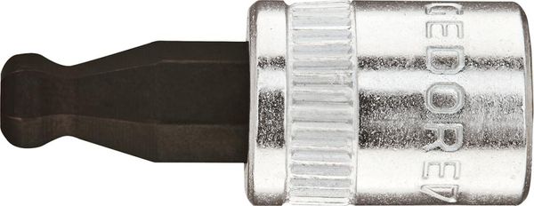 Schraubendrehereinsatz 1/4" Innensechskant mit Kugelkopf 6x28mm Gedore