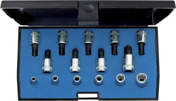 Stecknuss-Satz 1/4" E4-E10x mm T8-40x mm 15-teilig Gedore