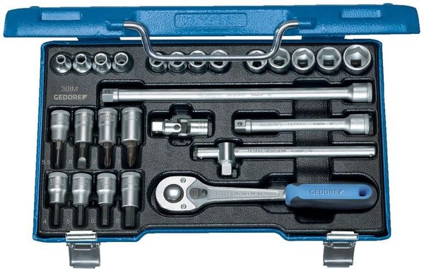 Steckschlüssel-Satz 3/8" 30IMU-10 26-teilig Gedore