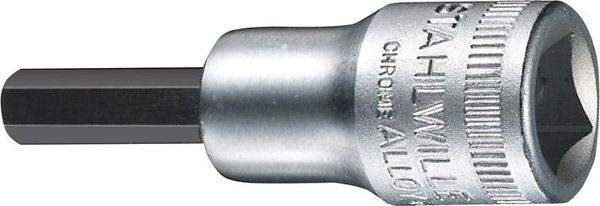 Schraubendrehereinsatz 3/8" Innensechskant 4x 52mm Stahlwille