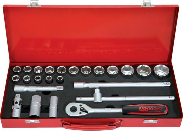 Steckschlüssel-Satz 1/2" 24-teilig KS Tools
