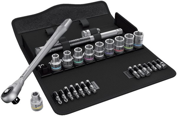 Steckschlüssel-Satz 1/2" ZYKLOP push 28-teilig Wera