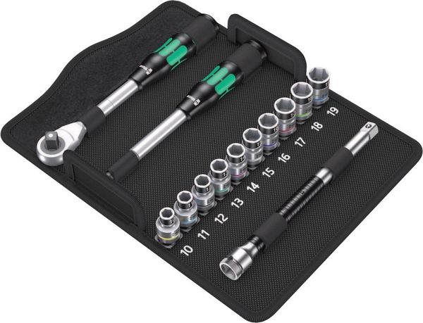 Steckschlüssel-Satz 1/2" ZYKLOP Hybrid 13-teilig Wera